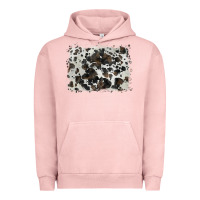 Pigment Salmon cowhide background Urban Hoodie - BarkalooDesign