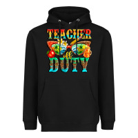 Black teacher off duty Heavyweight Hoodie - texasbilliewilder