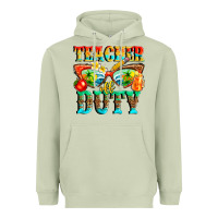 Matcha teacher off duty Heavyweight Hoodie - texasbilliewilder
