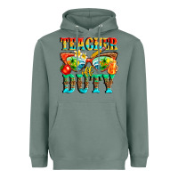 Sage teacher off duty Heavyweight Hoodie - texasbilliewilder