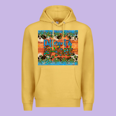 Different Is Au Some Autism Awareness Cowhide Leopard Tumbler Premium Hoodie Designed By Artiststas
