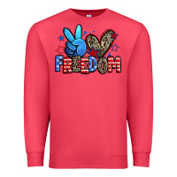 Cardinal peace love freedom Premium Sweatshirt - Zillion Design Studio