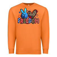 Carrot peace love freedom Premium Sweatshirt - Zillion Design Studio