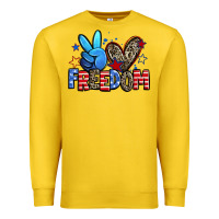 Lemon peace love freedom Premium Sweatshirt - Zillion Design Studio