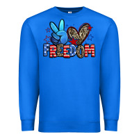 True Royal peace love freedom Premium Sweatshirt - Zillion Design Studio