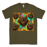 Army Green bear tumbler Classic Tee - BarkalooDesign