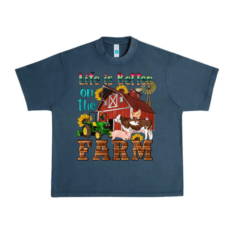 Western Life Is Better On The Farm Urban Heavy Tee by Artiststas | Teevron