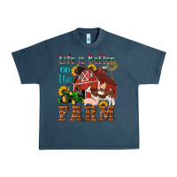 Midnight Navy western life is better on the farm Urban Heavy Tee - Artiststas