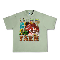 Oil Green western life is better on the farm Urban Heavy Tee - Artiststas