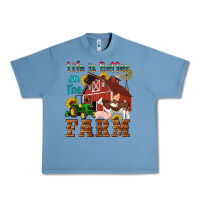 Pebble Blue western life is better on the farm Urban Heavy Tee - Artiststas