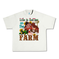 Pistachio western life is better on the farm Urban Heavy Tee - Artiststas
