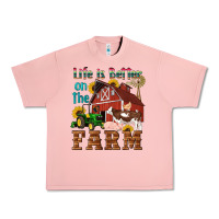 Salmon western life is better on the farm Urban Heavy Tee - Artiststas