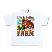 White western life is better on the farm Urban Heavy Tee - Artiststas