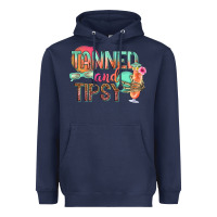 Navy tanned and tipsy Heavyweight Hoodie - texasbilliewilder