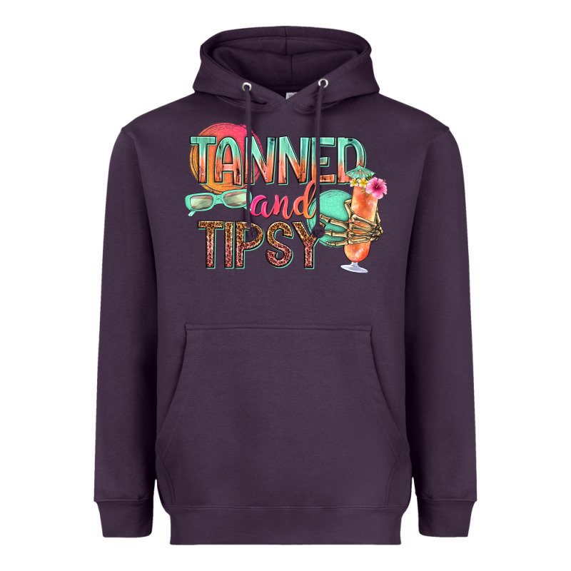 Tanned And Tipsy Heavyweight Hoodie by texasbilliewilder | Teevron
