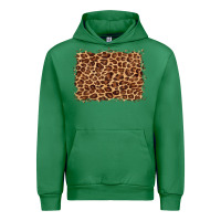 Emerald leopard background Urban Hoodie - BarkalooDesign