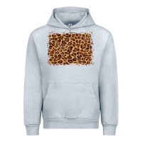 Heather Grey leopard background Urban Hoodie - BarkalooDesign