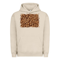 Pigment French Oak leopard background Urban Hoodie - BarkalooDesign