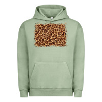 Pigment Oil Green leopard background Urban Hoodie - BarkalooDesign