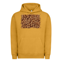 Pigment Peanut Butter leopard background Urban Hoodie - BarkalooDesign
