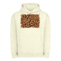 Pigment Pistachio leopard background Urban Hoodie - BarkalooDesign