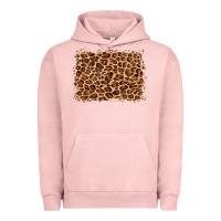 Pigment Salmon leopard background Urban Hoodie - BarkalooDesign