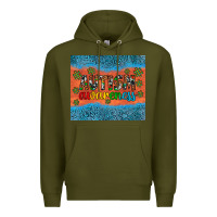 Army Green autism awareness Premium Hoodie - Artiststas