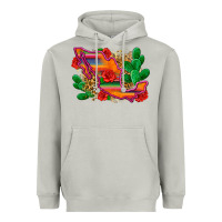 Moon Dust mexico map Heavyweight Hoodie - Zillion Design Studio