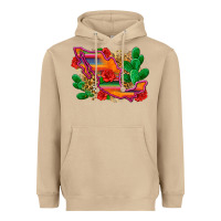 Mushroom mexico map Heavyweight Hoodie - Zillion Design Studio