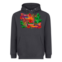 Smoke mexico map Heavyweight Hoodie - Zillion Design Studio