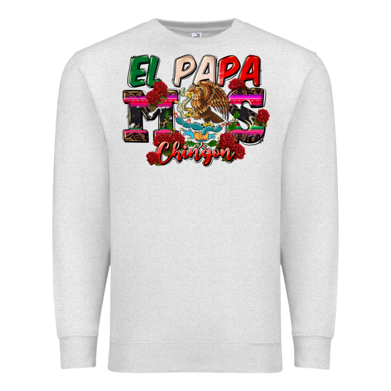 Al Papa Mas Chingon Premium Sweatshirt by CTS Tumbler Store | Teevron