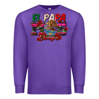 Purple al papa mas chingon Premium Sweatshirt - CTS Tumbler Store