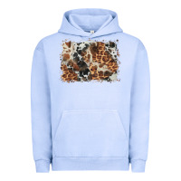 Pigment Grape Ice cowhide leopard background Urban Hoodie - BarkalooDesign