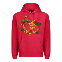 Cardinal Churros with love and sombrero Premium Hoodie - AdoDesignShop