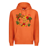 Carrot Churros with love and sombrero Premium Hoodie - AdoDesignShop