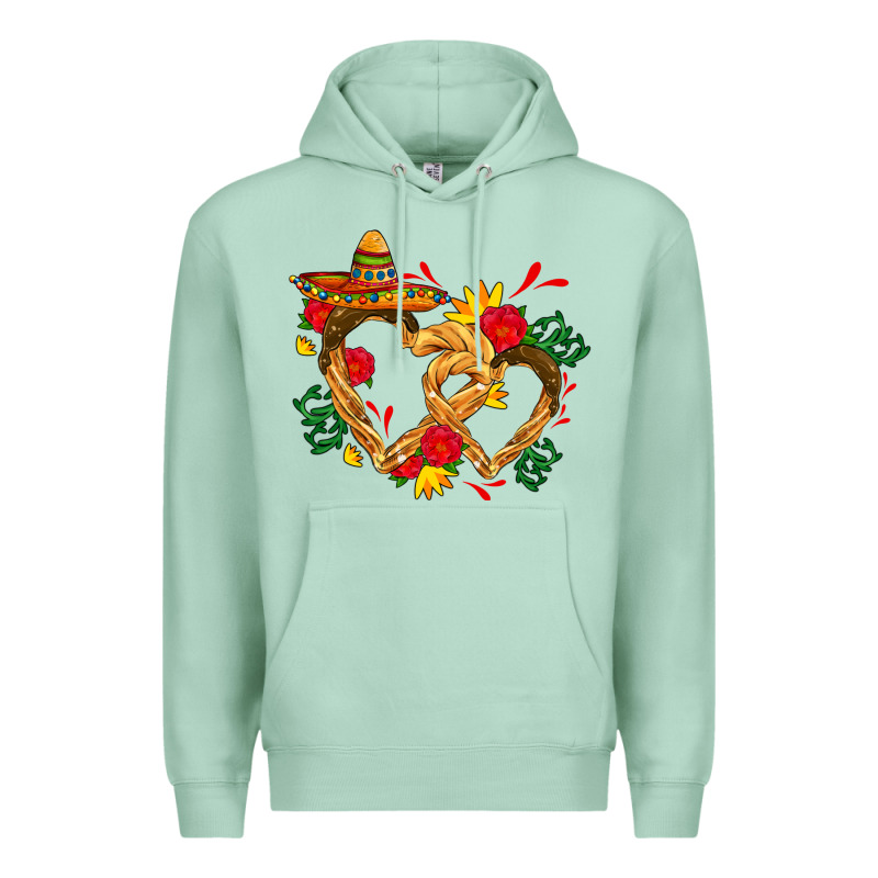 Churros With Love And Sombrero Premium Hoodie by AdoDesignShop | Teevron