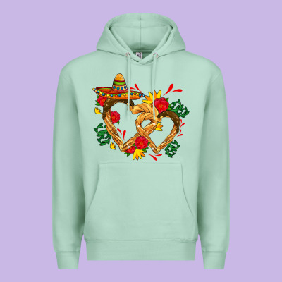Churros With Love And Sombrero Premium Hoodie Designed By Adodesignshop