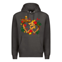 Smoke Churros with love and sombrero Premium Hoodie - AdoDesignShop