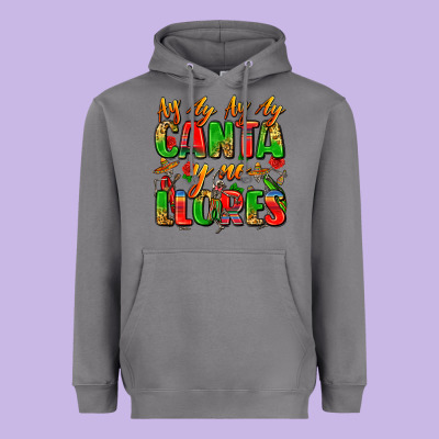 Ay Ay Ay Ay Canta Y No Llores Heavyweight Hoodie Designed By Zillion Design Studio