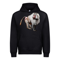 Black baboon Urban Hoodie - LillyAllenDesigns