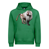 Emerald baboon Urban Hoodie - LillyAllenDesigns