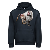 Navy baboon Urban Hoodie - LillyAllenDesigns