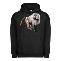 Pigment Black baboon Urban Hoodie - LillyAllenDesigns