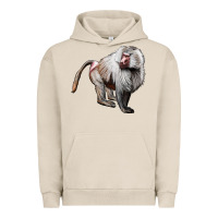 Pigment French Oak baboon Urban Hoodie - LillyAllenDesigns