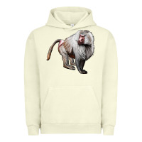 Pigment Pistachio baboon Urban Hoodie - LillyAllenDesigns