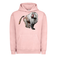 Pigment Salmon baboon Urban Hoodie - LillyAllenDesigns