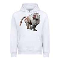 White baboon Urban Hoodie - LillyAllenDesigns