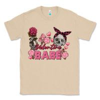 Mushroom Valentine Babe Valentine's Day Skull Classic Tee - FaDigitalArtStudio