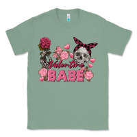 Sage Valentine Babe Valentine's Day Skull Classic Tee - FaDigitalArtStudio
