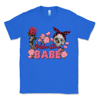 True Royal Valentine Babe Valentine's Day Skull Classic Tee - FaDigitalArtStudio